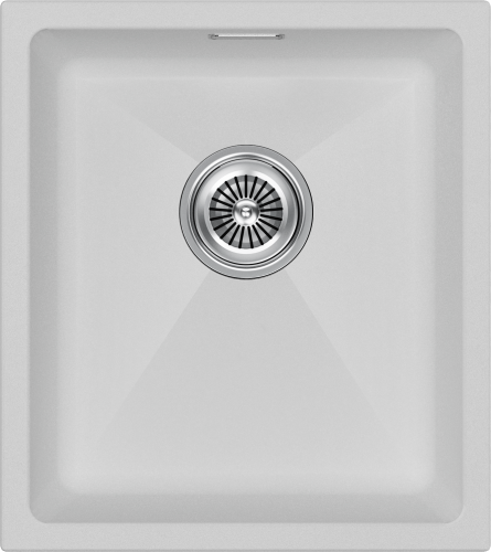 Кухонная мойка Paulmark LUMI 41UNI LU41-WH 46х41 цвет белый